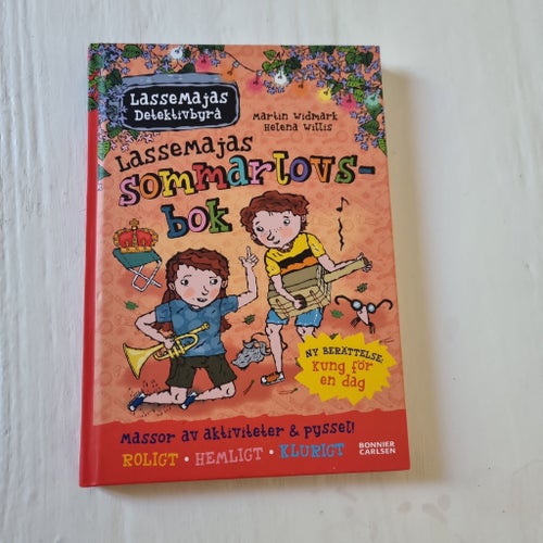 LasseMajas Sommarlovsbok av Martin Widmark och Helena Willis, 2021