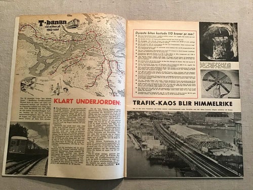 TEKNIK FÖR ALLA NR 22 1957 T BANAN 60 TALET,GERSTL I HÄGERSTEN,MESSERSCHMITT,