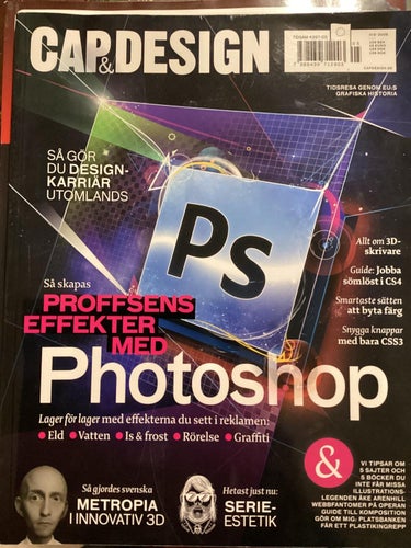 Cap & Design , Nr 5, 2009 Tema Photoshop , nyskick, ser oläst ut