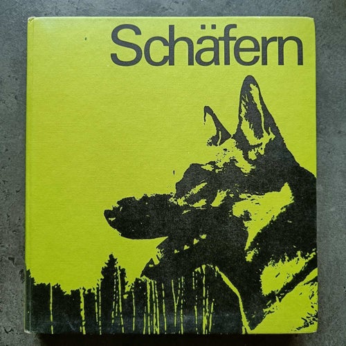Schäfern. En rasmonografi. Vintage Bok Hund Schäfer
