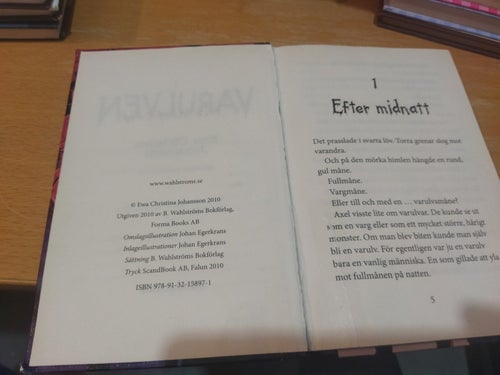 Varulven - Ewa Christina Johansson. Bok. Very Fine plus, BM