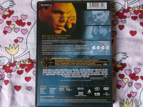 The Bourne Identity Matt Damon DVD