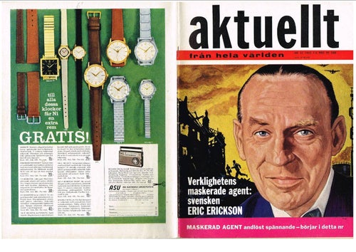 AKTUELLT 1962 Nr 32 Natalie Wood Nacka Skoglund Hemingway. Bood: Ulf Schmidt
