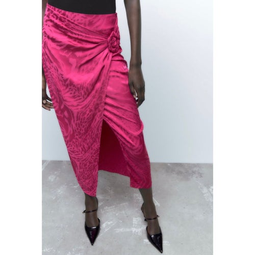 Zara fuchsia kjol