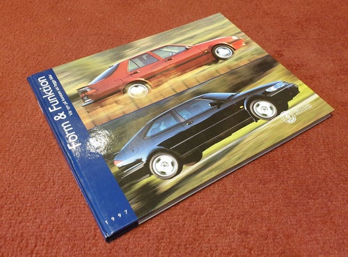 Saab BOK - Form & Funktion av Saab Automobile AB, 1997, välbevarad, 100s
