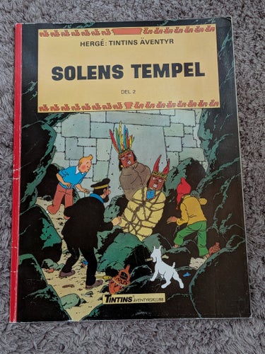 Tintins Äventyr: Solens Tempel, del 2 av Hergé, 1987