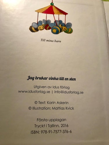 JAG BRUKAR VINKA TILL EN STEN Karin Askerin Mattias kvick 2016