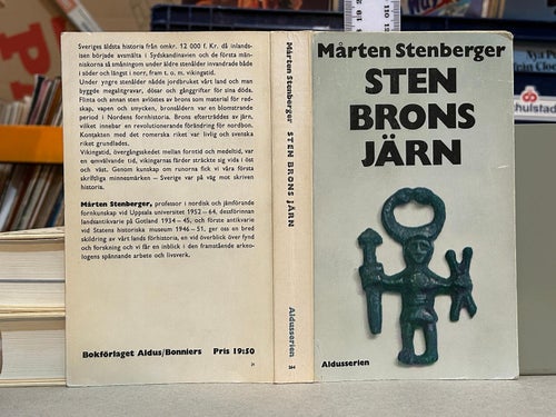 Sten, brons, järn av Mårten Stenberger. bok, Very Good plus