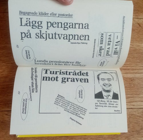 Framför Rubrikerna - Stellan Sundahl (Ordupplaget) Bok