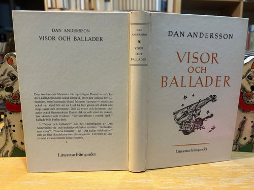 Visor och ballader | Dan Anderssonv, bok, Very fine plus