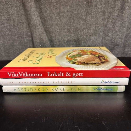 3 st. Viktväktarnas kokböcker - Bokpaket