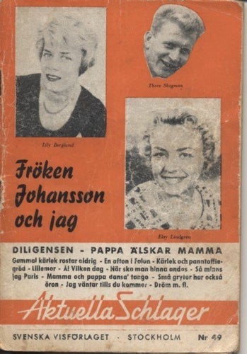 Fröken Johansson och jag - Aktuella Schlager