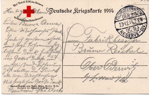 Brevkort från Wilhelm II - Nr 7672