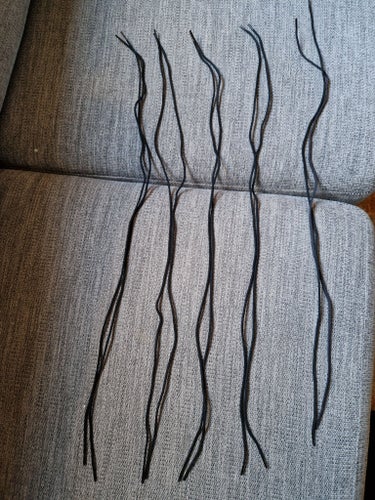 Vintage NOS skoband / skosnöre 65 cm. 5 par - Försvaret, Armén.