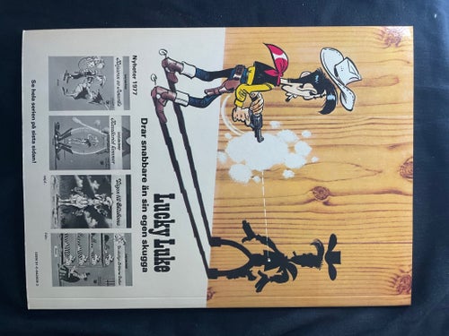 Kavalleriet kommer - Lucky Luke av Morris och Goscinny, 1977 1:a upplaga