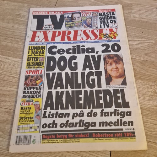 Expressen tidning från 2004
