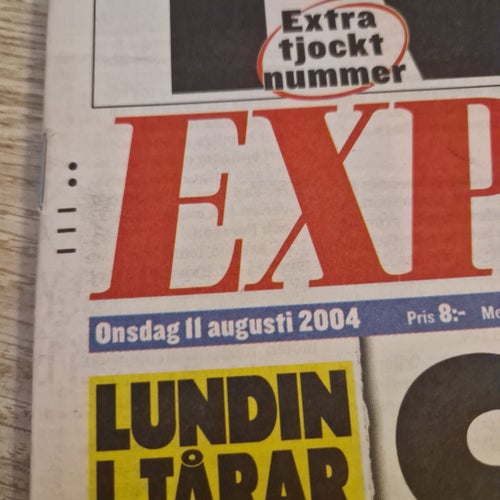 Expressen tidning från 2004