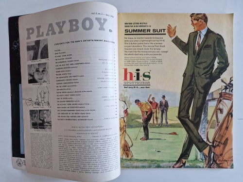 Playboy magazine May 1962 - poster kvar