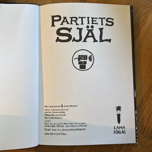 PARTIETS SJÄL av Max Gustafson och Lars Krantz
