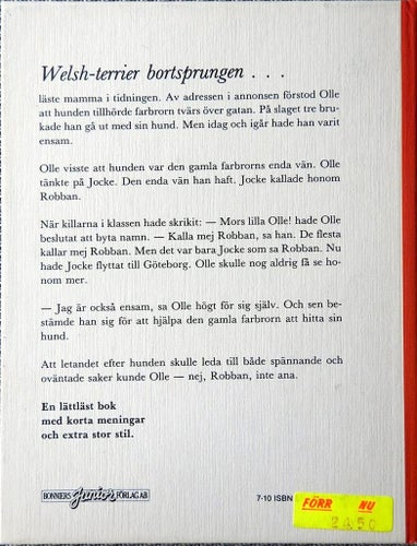 Kalla mej Robban av Marita Lindquist 1980
