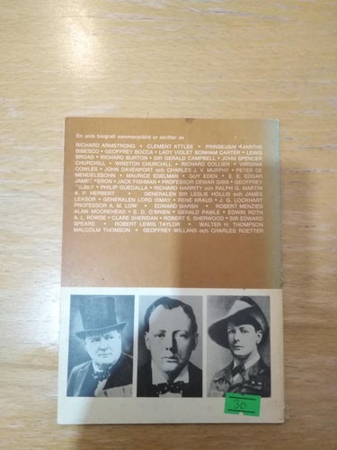 Churchill århundradets man utgiven av Det Bästa, bok, häftad, Fine