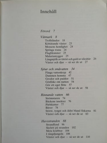 UPPTÄCK NATUREN, KRANZ / ERIKSSON 1989