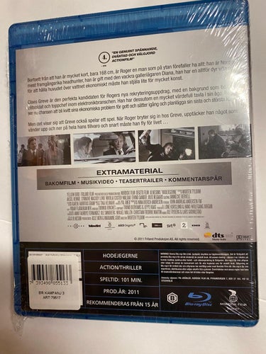 BLU-RAY Huvudjägarna INPLASTAD