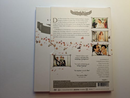 Oh, vilket bröllop - digipack - Robert Altman - Mia Farrow - Carol Burnett