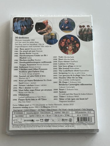 30 års festen - år för år med After Shave galenskaparna. Inplastad DVD