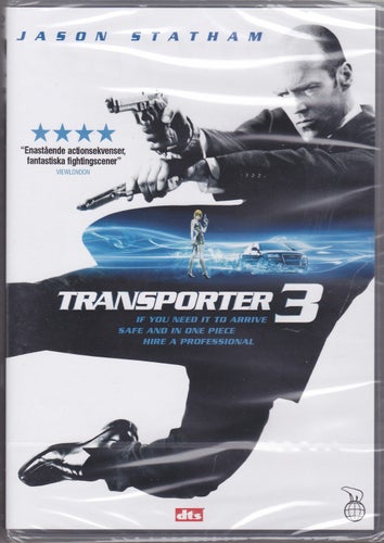 DVD / Transporter 3 / Jason Statham, Natalya Rudakova / Ny & Inplastad