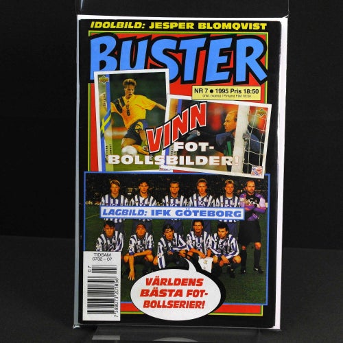 Buster - 1995 - NR 7 - Idolbilder: Jesper Blomqvist | IFK Göteborg