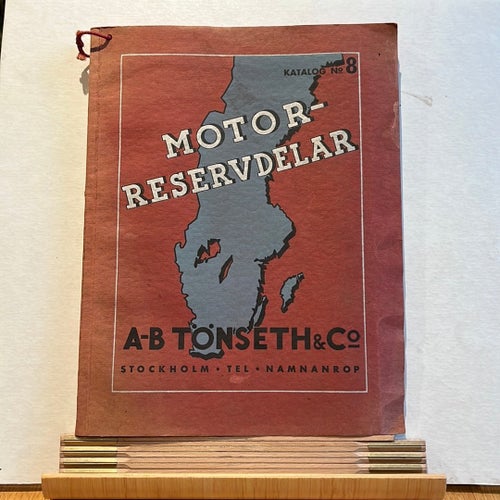 1937 MOTOR RESERVDELAR BROSCHYR KATALOG (D1)