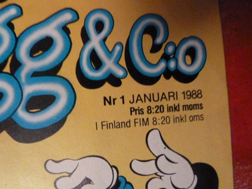 MUSSE PIGG & CO, NR 1-1988, TIDNING