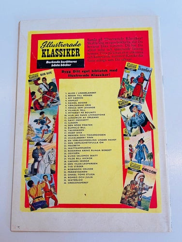 Illustrerade Klassiker  Nr 36 - Första utgåva !
