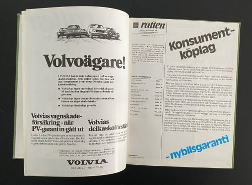 VOLVO - Ratten - nr 1 1974 - Inbunden - Nyskick
