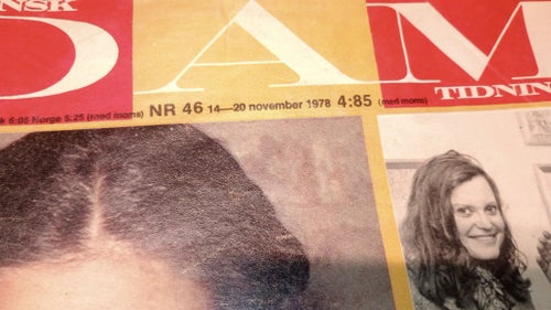DAM Tidning Nr 46 1978, artikel med Benny och Frida från Abba,