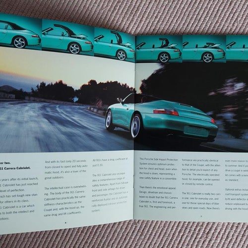 Porsche Model Range 1999 in english