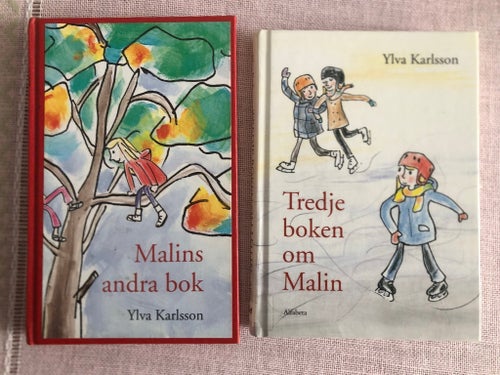 Malins andra bok av Ylva Karlsson (2002) och Tredje boken om Malin ( 6-9 år )