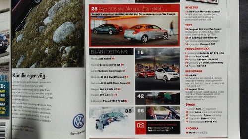 Auto motor & sport nr 8 2011: Peugeot 508 2,2 HDI GT, VW Passat TDI 170 GT
