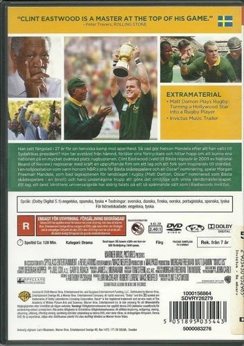 Invictus - De oövervinneliga - Morgan Freeman/Matt Damon