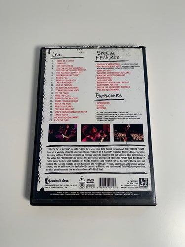 DVD - Anti-Flag - Death of a Nation antiflag