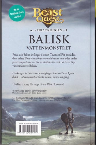 Adam Blade / Beast Quest / Piratkungen 1 / Balisk - Vattenmonstret / Nyskick