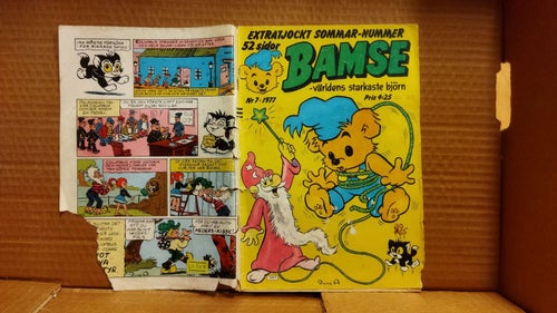 Bamse 1977 nr 7, lässkick