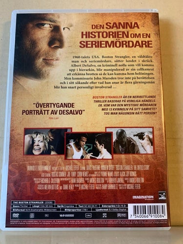 The Boston strangler, Dvd