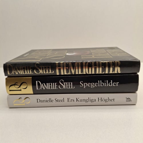 Danielle Steel x3 Bokpaket med hårdpärm - Se bilder för titlar