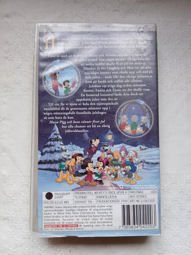VHS - Musse Pigg och hans vänner firar jul