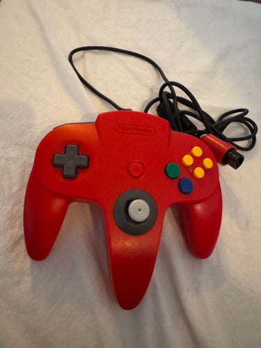 Nintendo 64 handkontroll Röd Red ny joystick