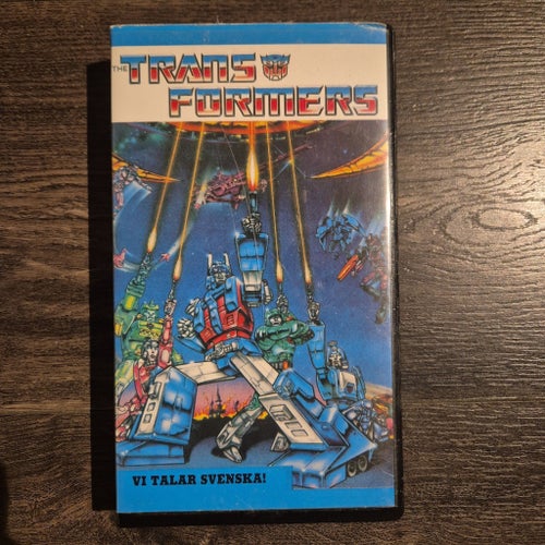 The Transformers VHS (Svenskt tal) ovanlig!