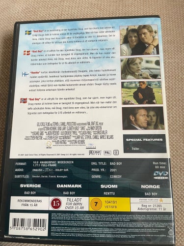 Bad Boy (DVD) Komedi med Denis Leary och Elizabeth Hurley