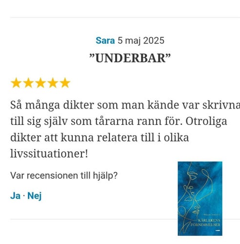 Kärlekens förnimmelser av Håkan Jönsson, 2024